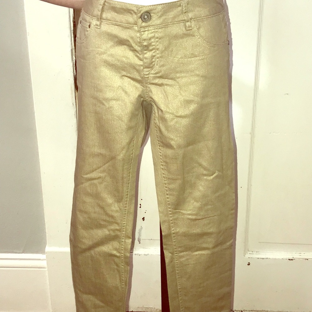 Tinseltown gold jeans size 7